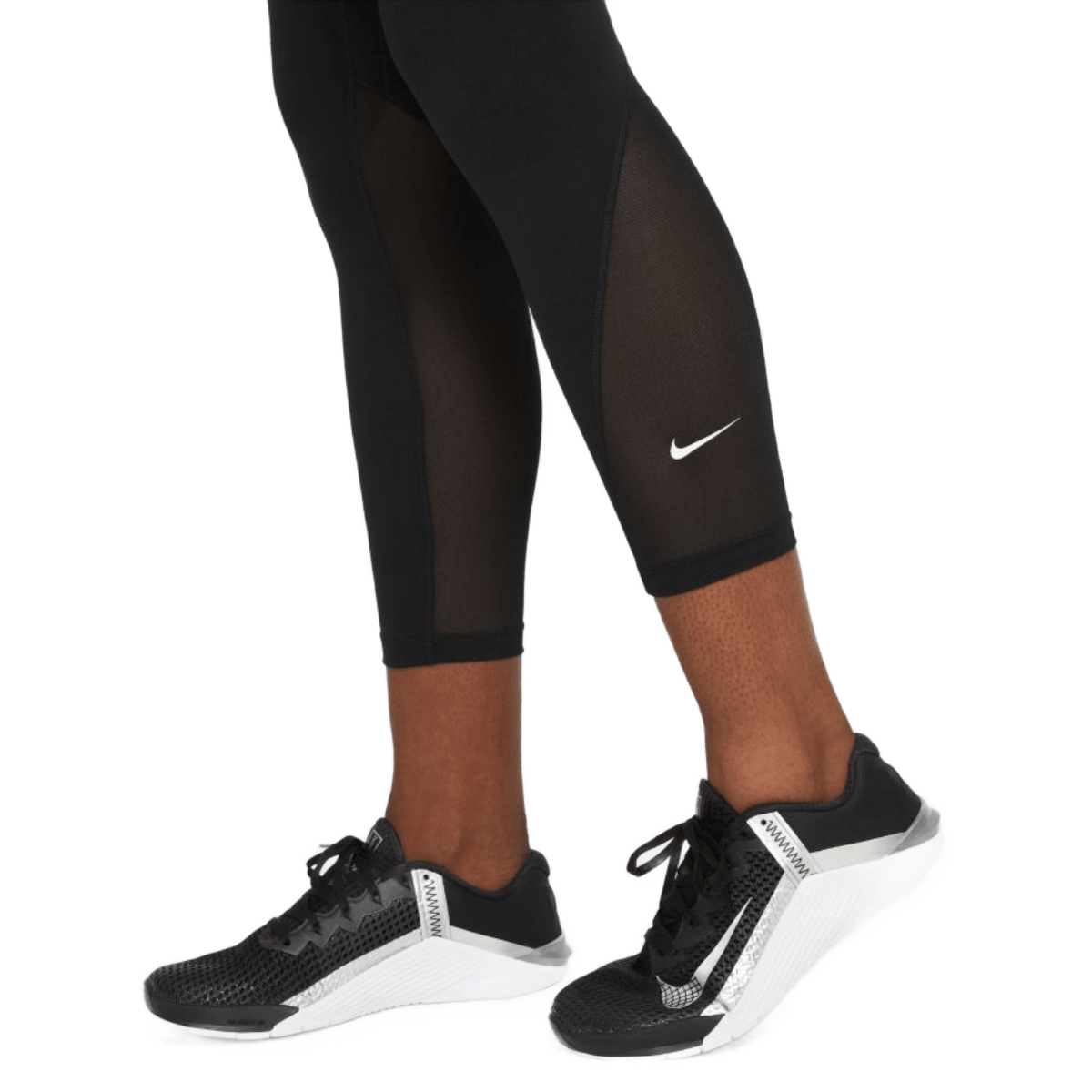 Nike One Mid-rise 7/8 Mesh-paneled Legging - Women's - Als.com