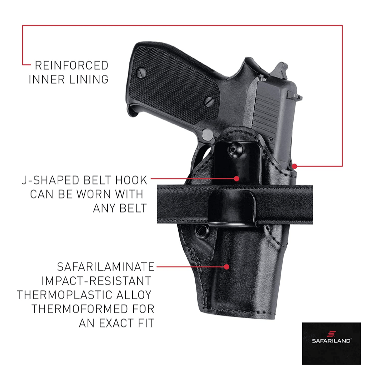 Safariland 27 Inside Waistband Holster - BLACK Right 179 – image 3 of 3