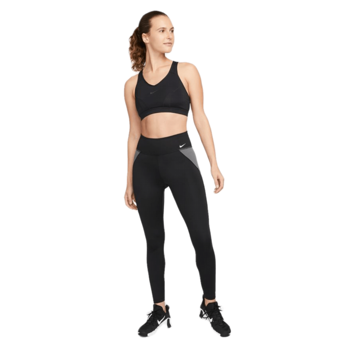 Nike One Dri-FIT Mid-Rise Color-Block Legging - Women's