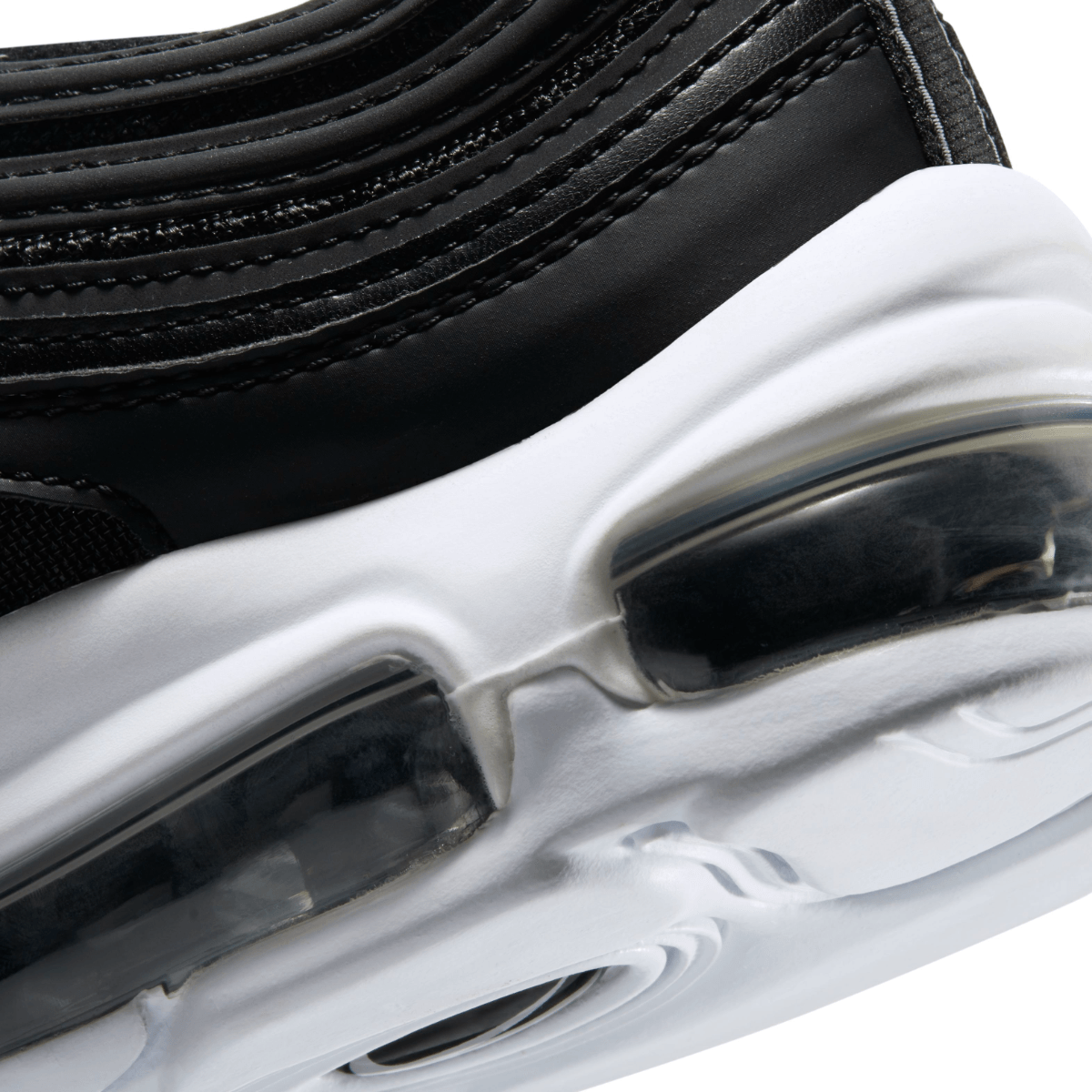 Nike Air Max 97 Black Leather GS 7Y Youth Women’s on sale Size 9