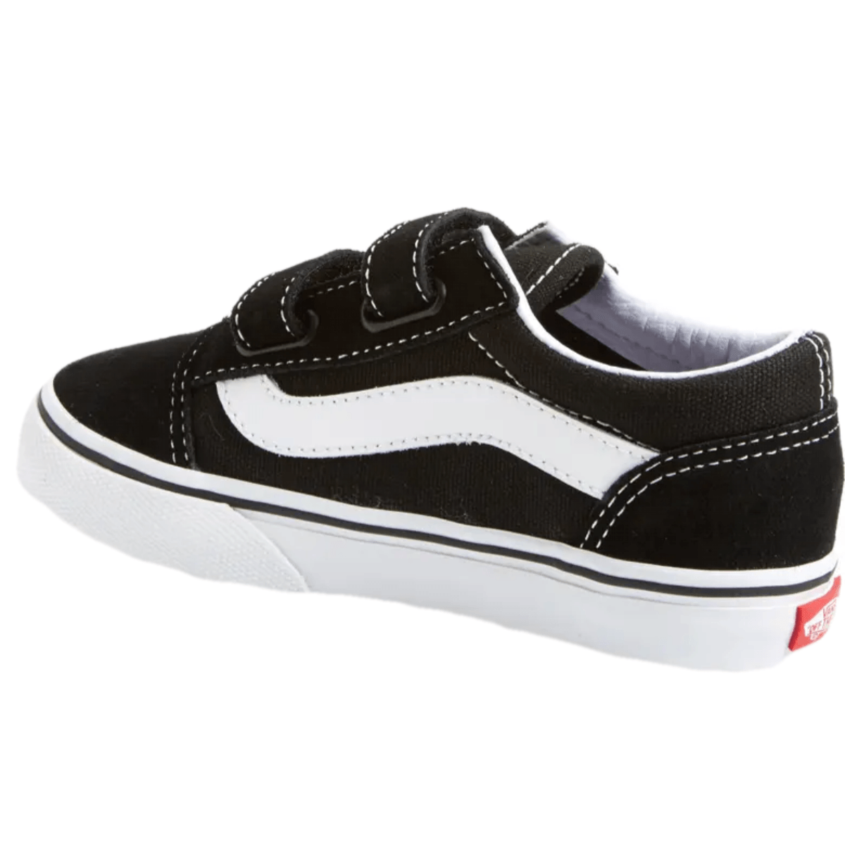 Vans Old Skool V Shoe - Kids' - Black / True White 11C