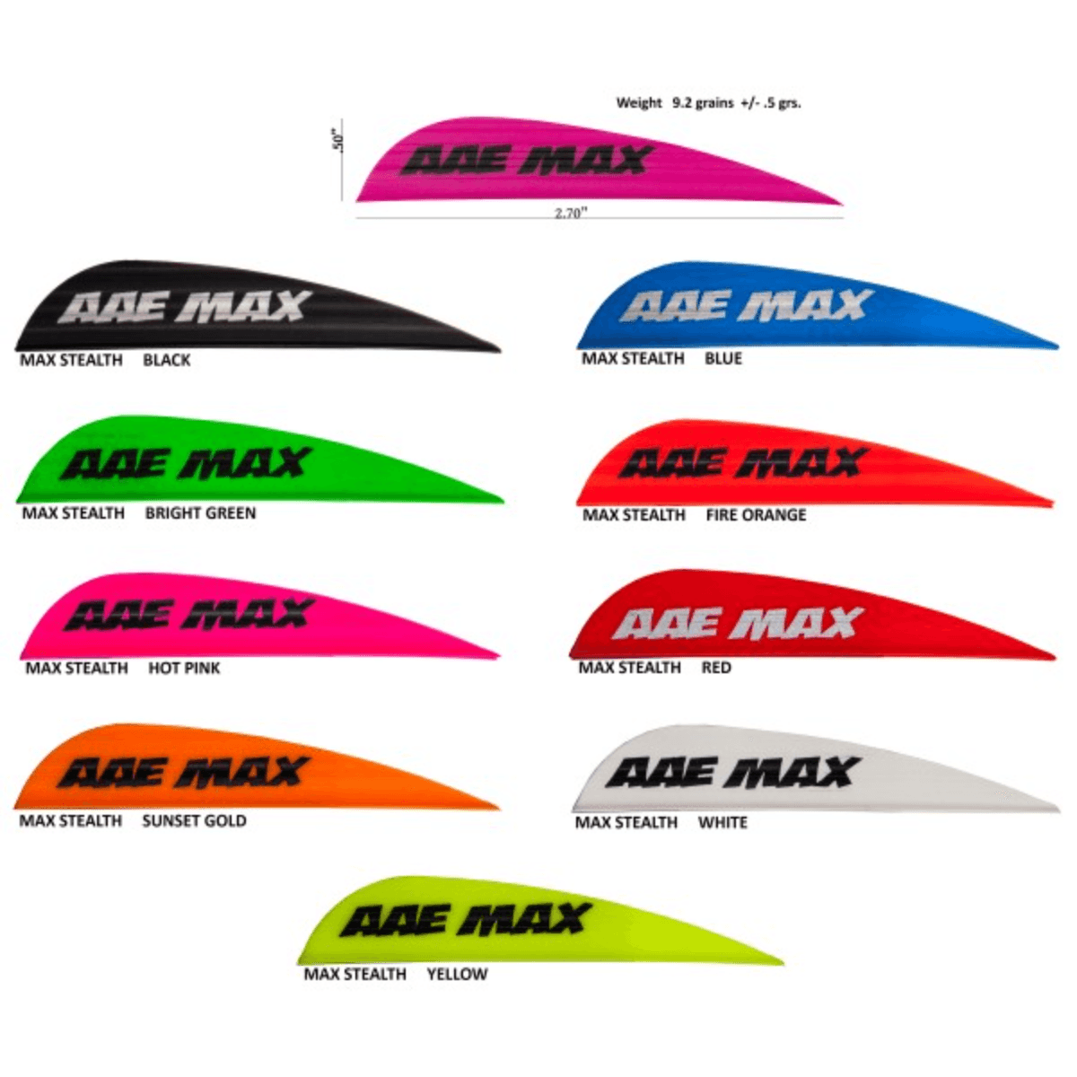 AAE Max Stealth Vane - White Single – image 2 of 2