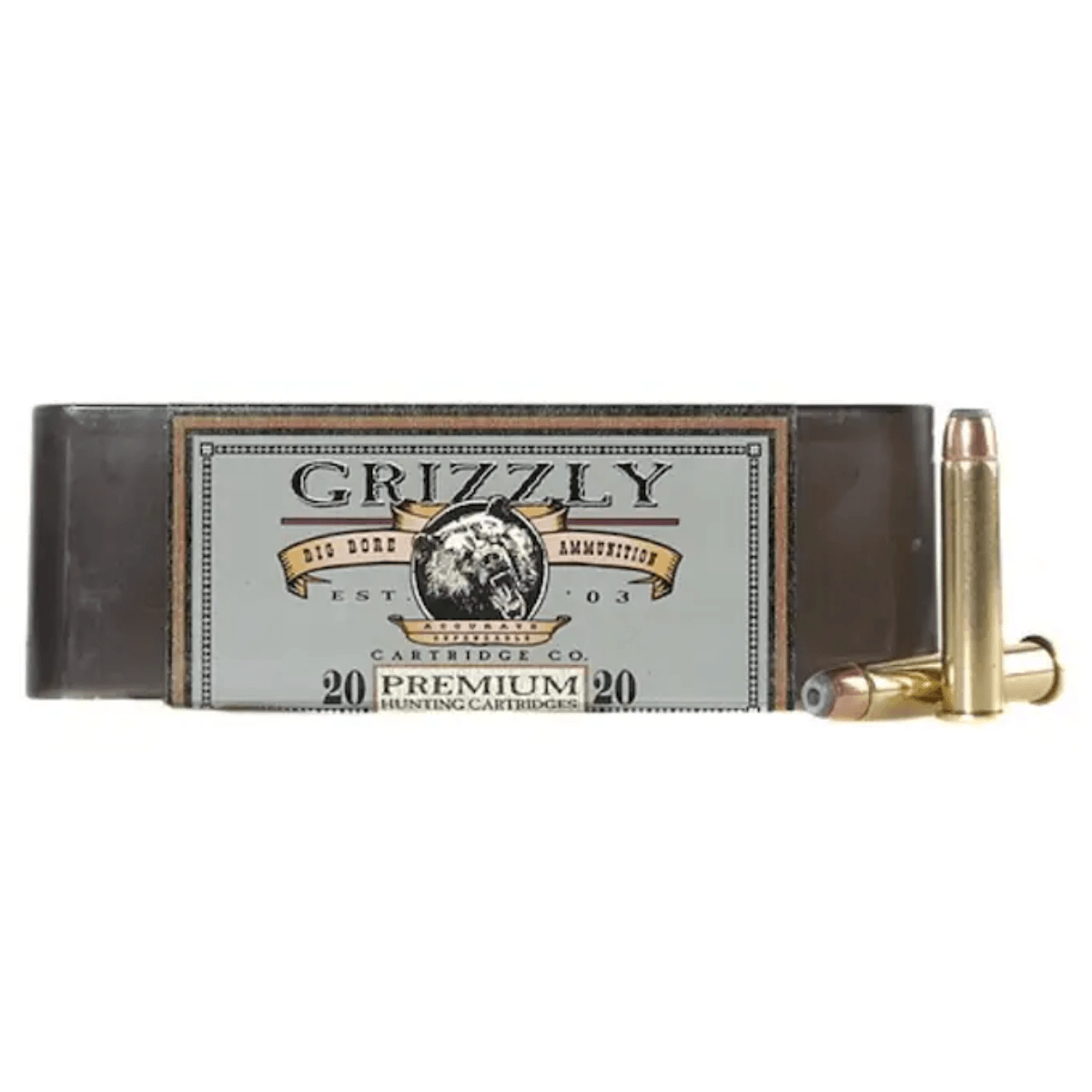 Grizzly Cartridge 450 Bushmaster 300 Grain +P Ammunition 20 Rounds ...