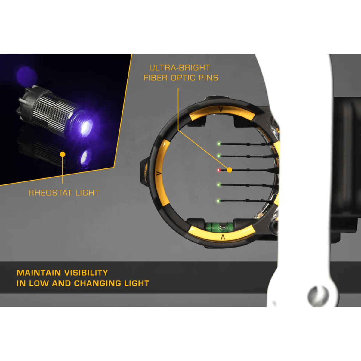 Trophy Ridge React H5 Bow Sight - Black 5 Pin Right – image 6 of 7