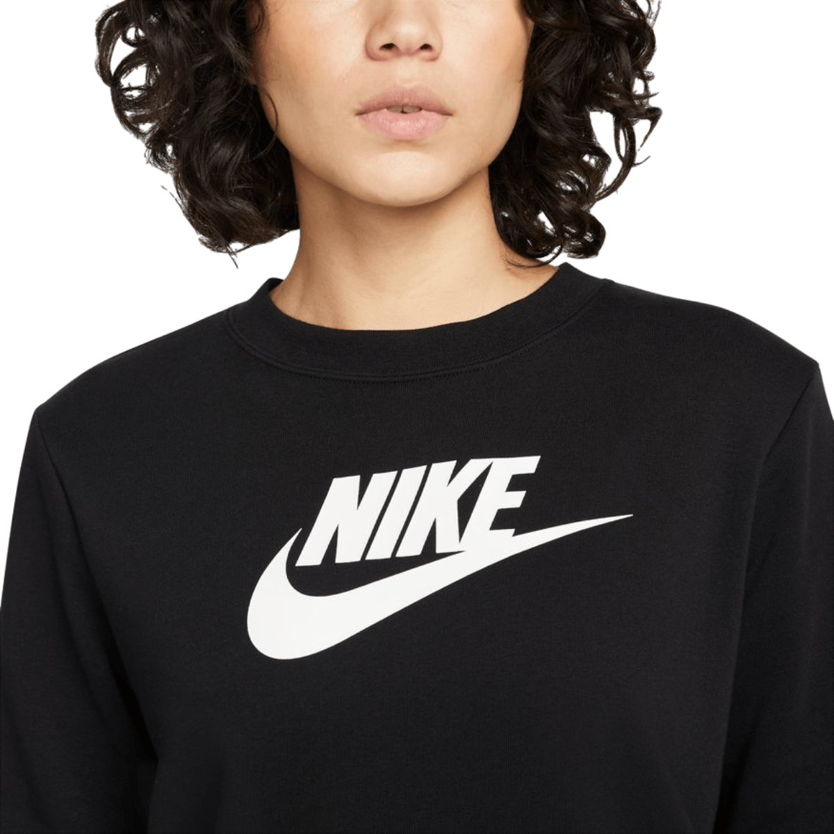 Nike check crew neck sale