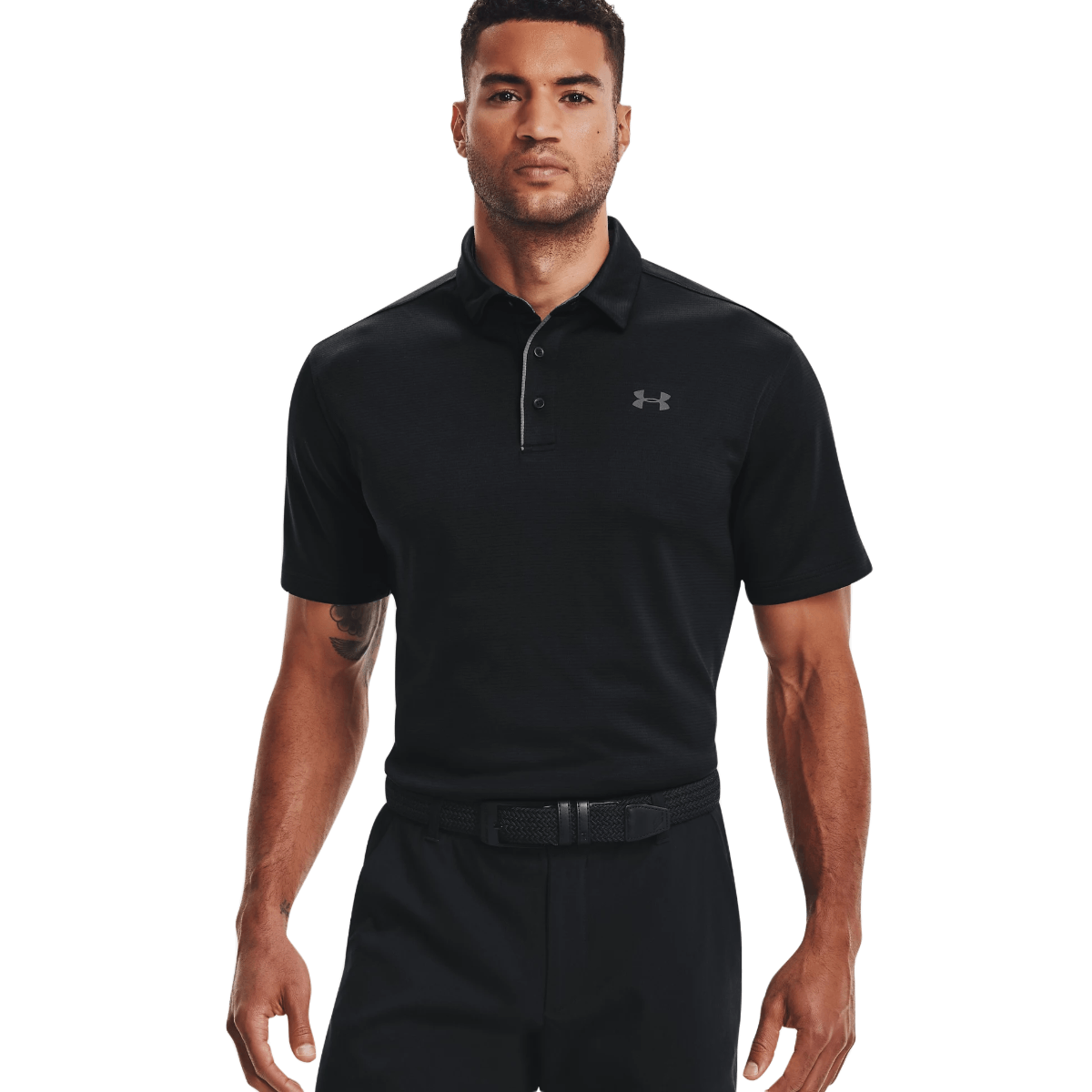 Under Armour UA Tech Polo - Men's - Black / Graphite L