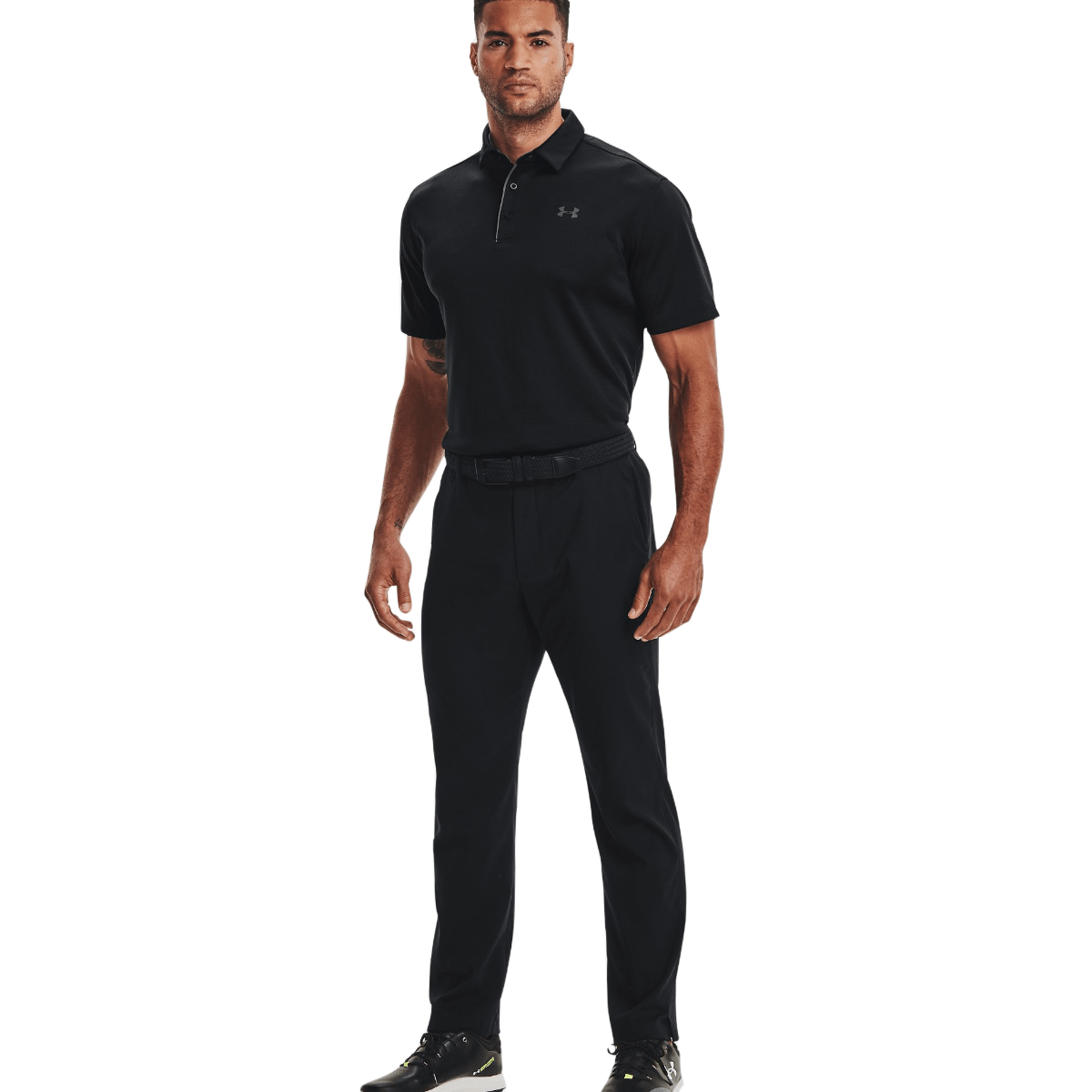 Under Armour UA Tech Polo - Men's - Black / Graphite L
