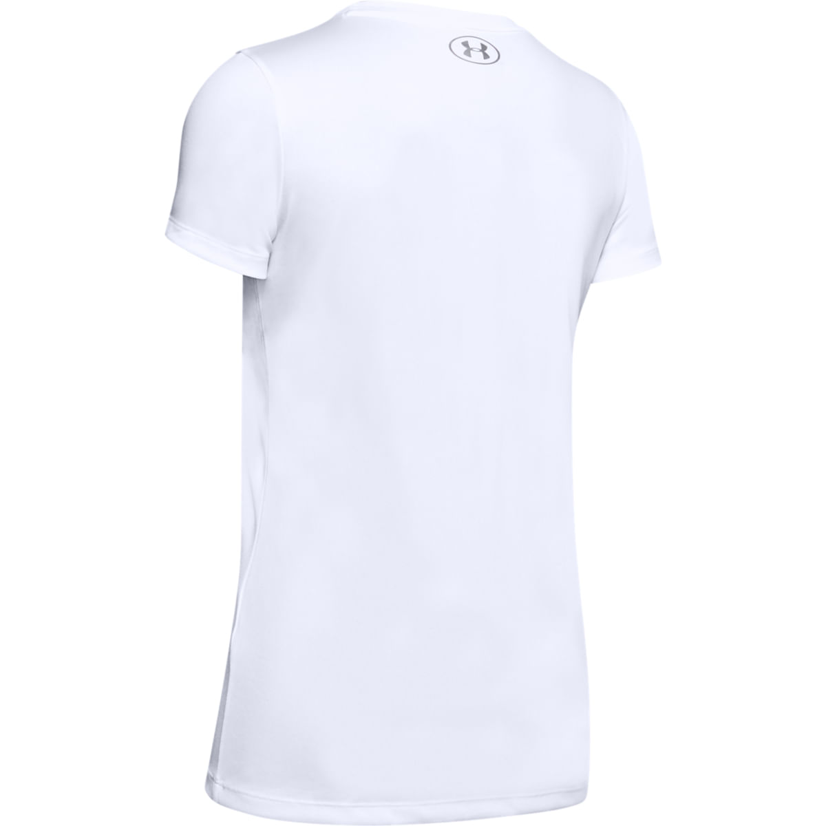 Under Armour Tech T-Shirt - Women's - White / Metallic Silver M