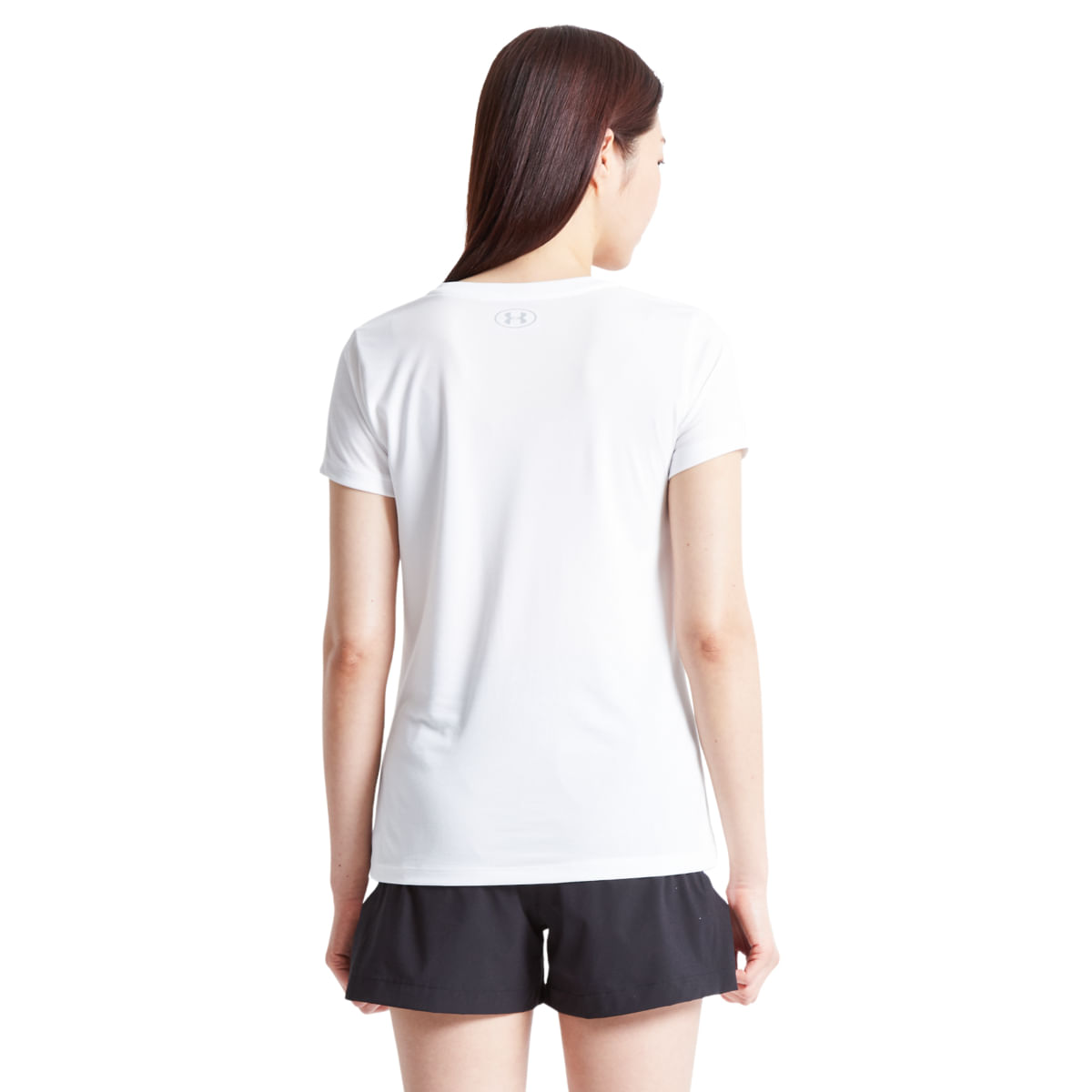 Under Armour Tech T-Shirt - Women's - White / Metallic Silver M