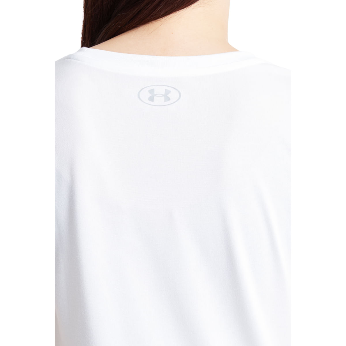 Under Armour Tech T-Shirt - Women's - White / Metallic Silver M