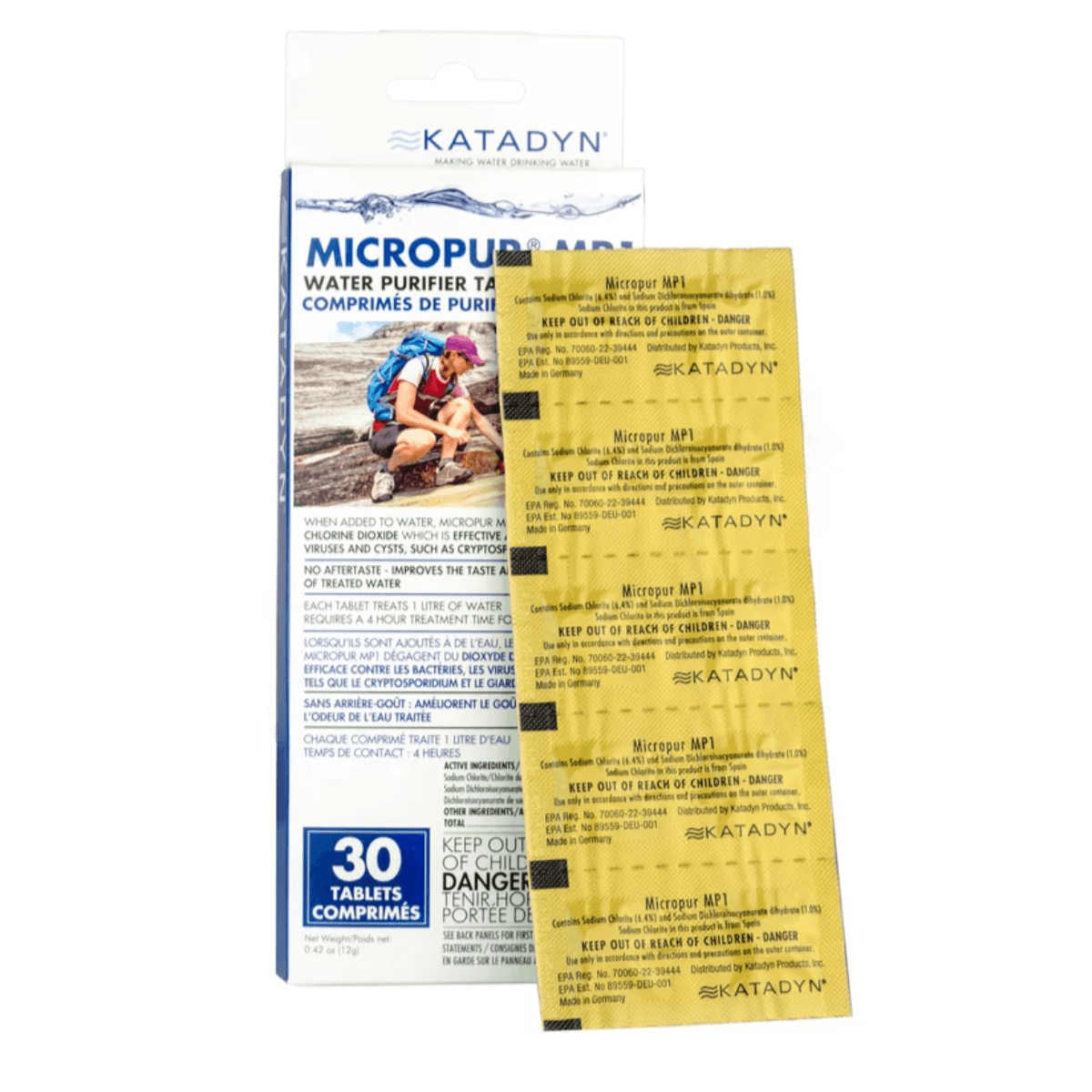 Katadyn Micropur MP1 Water Purification Tablet - Als.com