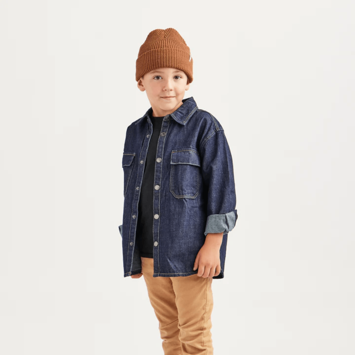 Hemlock Ranger Beanie - Kids' - Camel Fleck One Size – image 2 of 3