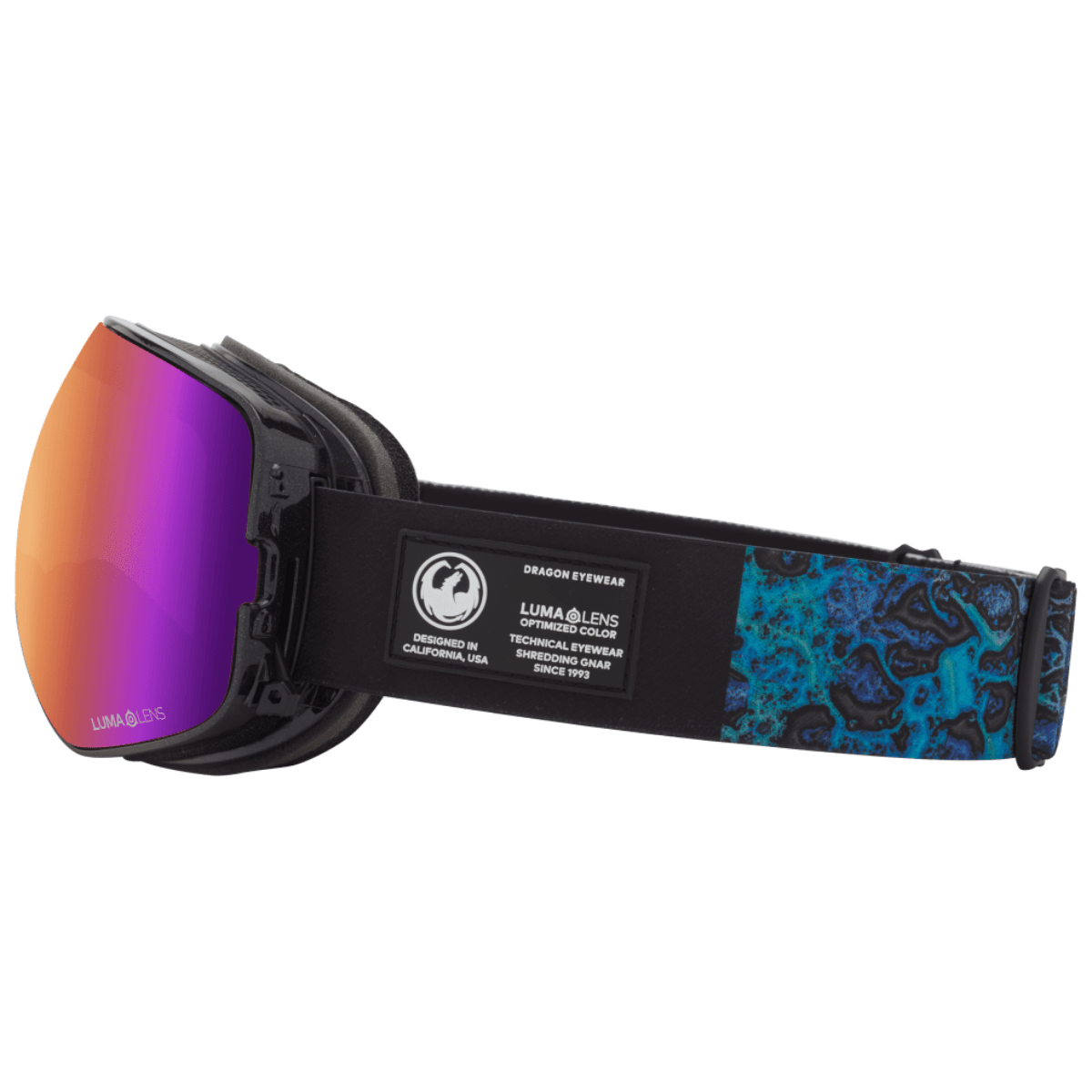 DRAGON X2S Goggle - Black Pearl / Lumalens Purple Ion / Lumalens Amber