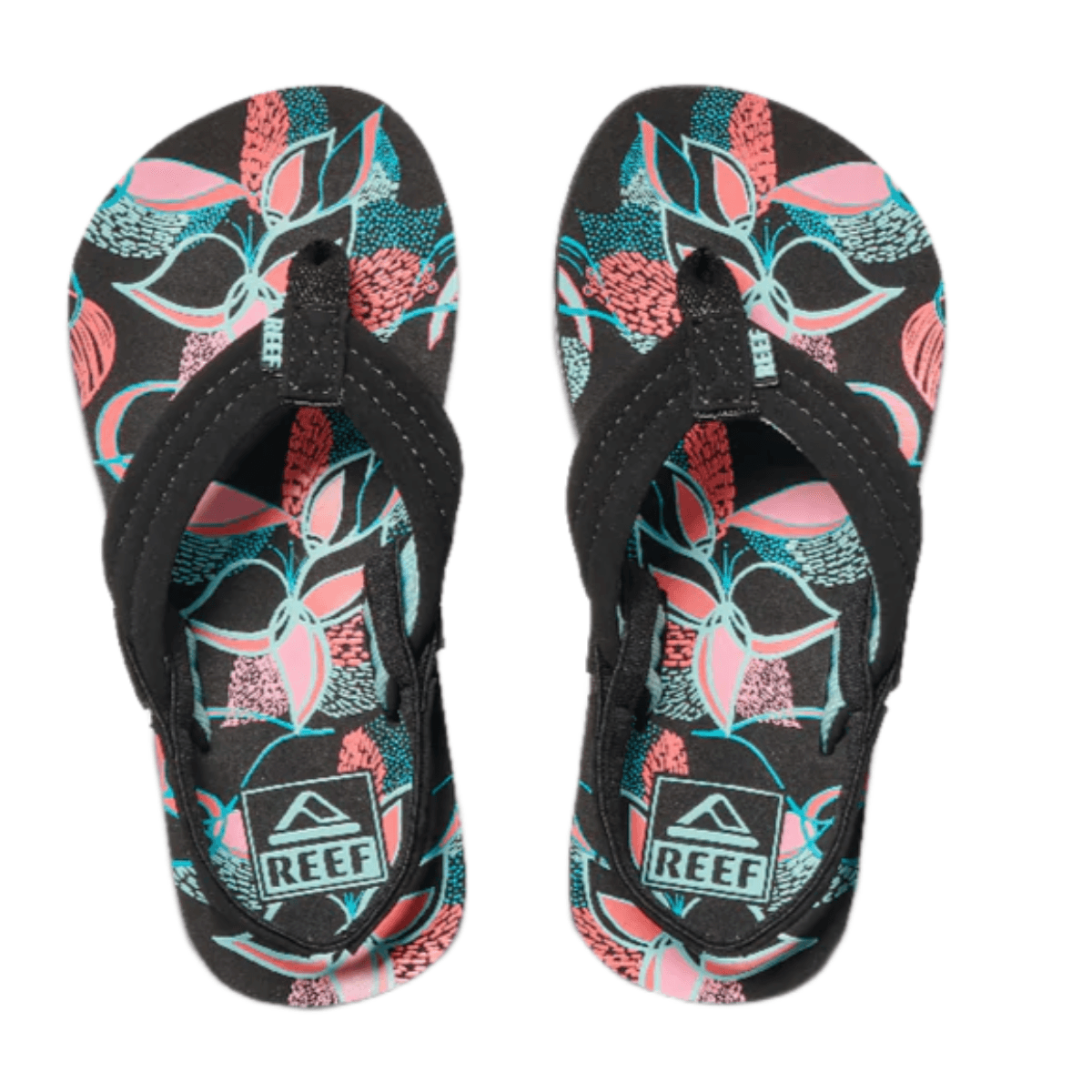 Girls reef flip flops on sale