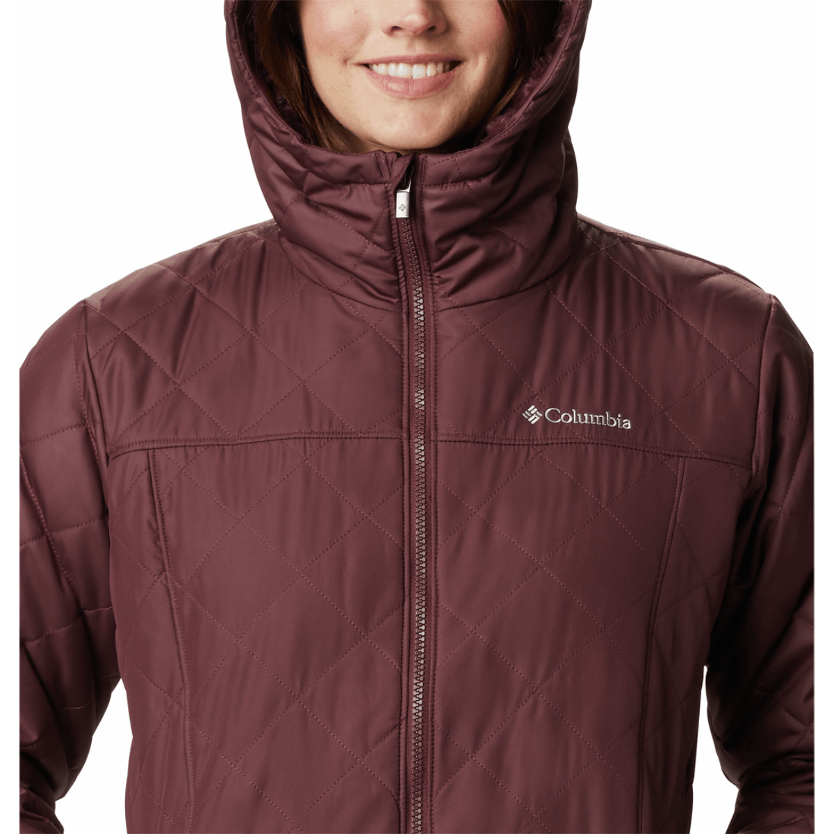 Columbia Copper Crest Women's Plus Size online Hooded Fleece Lined Jacket, Malbec, 1X