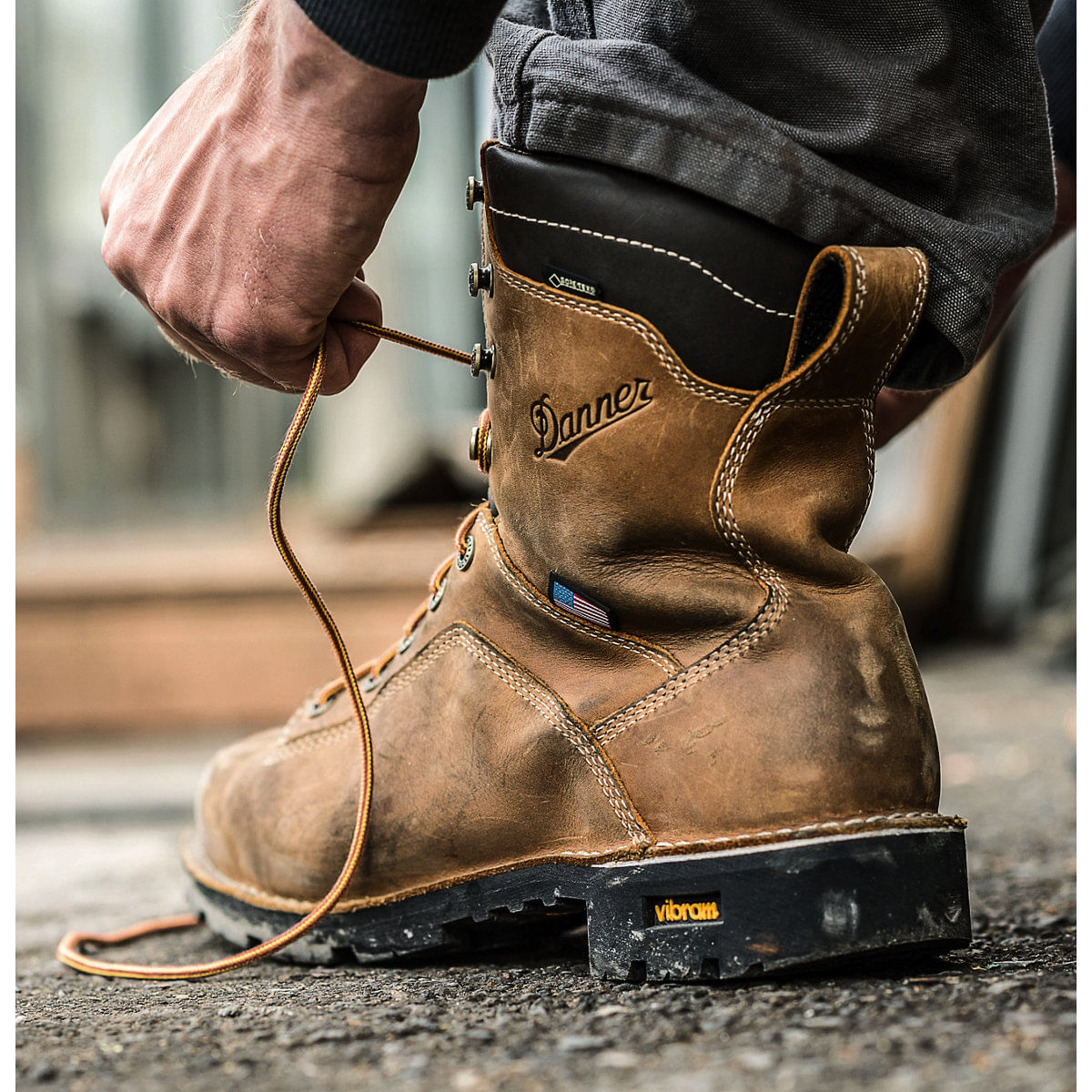 Danner Quarry USA Work Boot - Men's - Distressed Brown 11.5 Wide – image 6 of 6