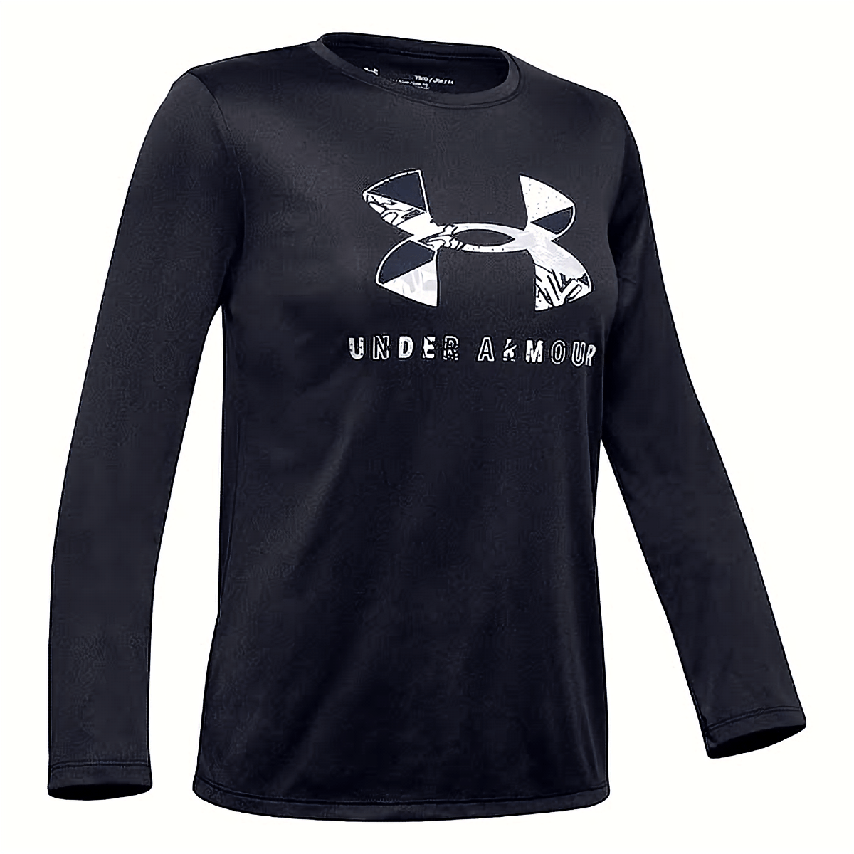★KIRSH★ Uni Wording Logo Long Sleeve Black LB Arch Logo Simple Long Sleeve Tee Black - LB-ONLINE STORE