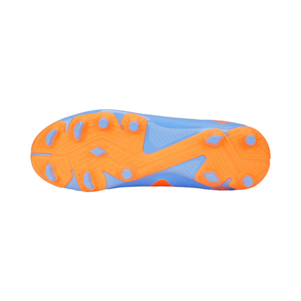 PUMA CLEAT FUTURE PLAY FG/AG JR - Blue Glimmer / Puma White / Ultra Orange.jpg