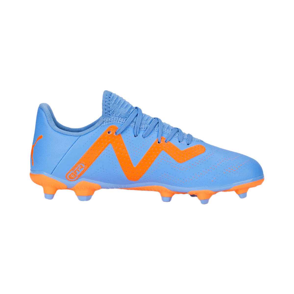 PUMA CLEAT FUTURE PLAY FG/AG JR - Blue Glimmer / Puma White / Ultra Orange.jpg
