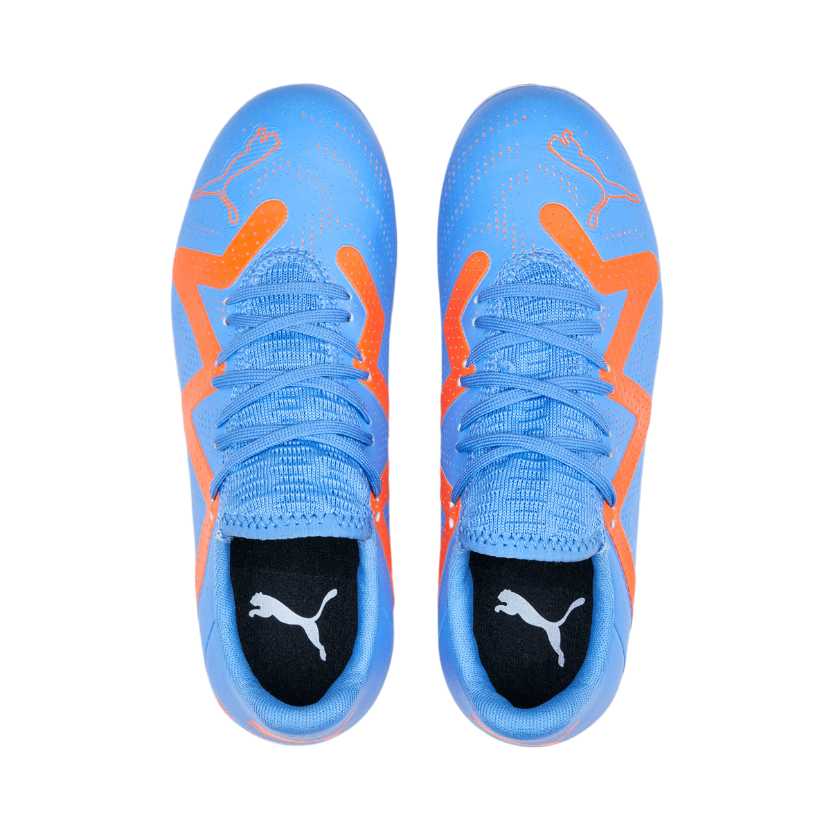 PUMA CLEAT FUTURE PLAY FG/AG JR - Blue Glimmer / Puma White / Ultra Orange.jpg