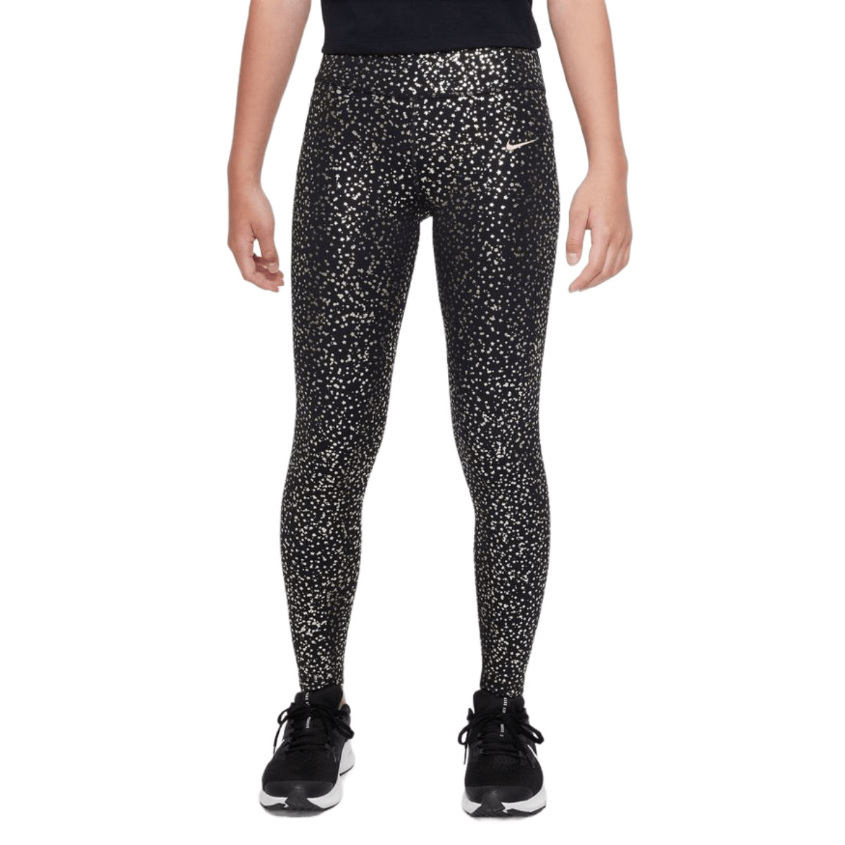 Nike metallic gold leggings online