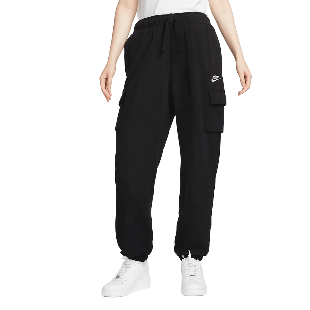 ★★Nike★★ Sportswear Mid-Rise Oversized Cargo Pants W Bla Nike Women's Mid-Rise Cargo Trousers | SportChek