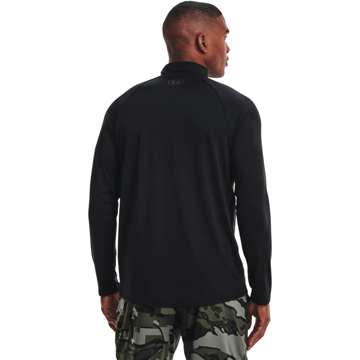 Under-Armour-Tech-1-2-Zip-Long-Sleeve-Jacket---Men-s---Black---Charcoal