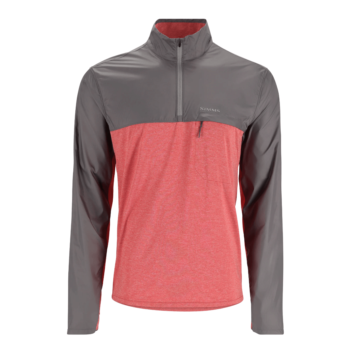 Simms SolarFlex Wind Half Zip Shirt - Men's - Als.com