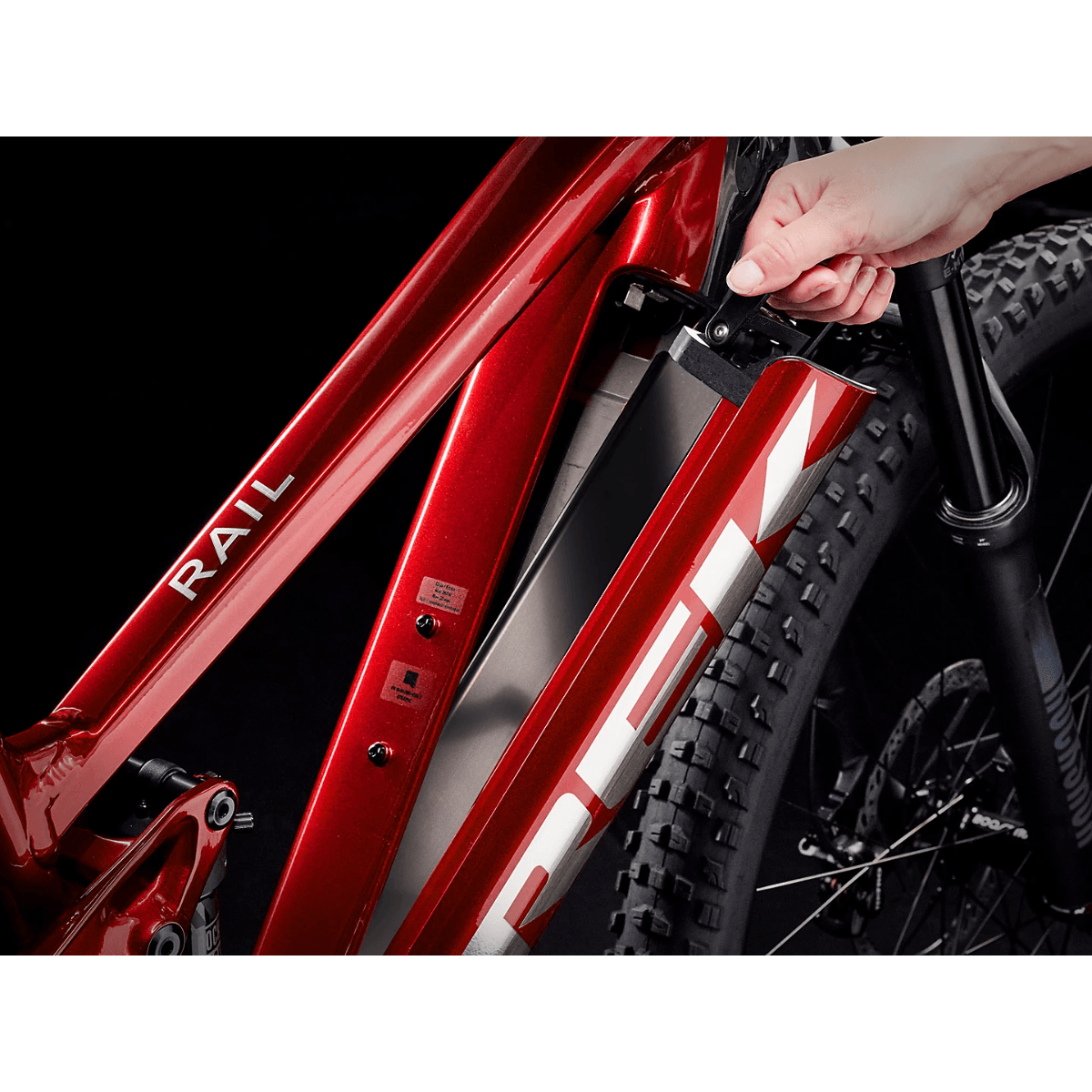 Trek Rail 5 Gen 3 eBike - 2023 - Rage Red 29 inch M – image 5 of 14