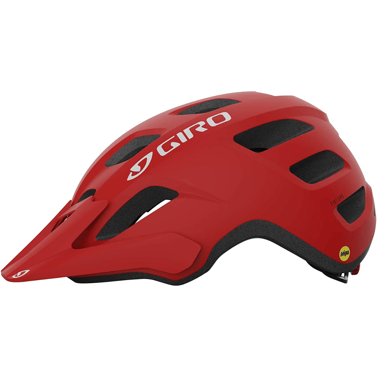 Giro Fixture MIPS Bike Helmet - Matte / Trim Red Universal Adult