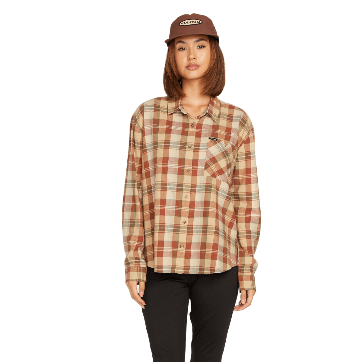Volcom Plaid to Meet U Long Sleeve Flannel Volcom Plaid to Meet U Long Sleeve Flannel