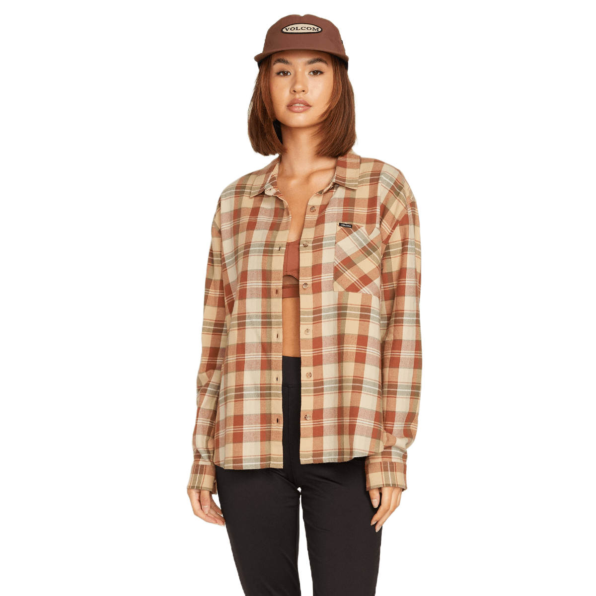 Volcom Plaid to Meet U Long Sleeve Flannel Volcom Plaid to Meet U Long Sleeve Flannel