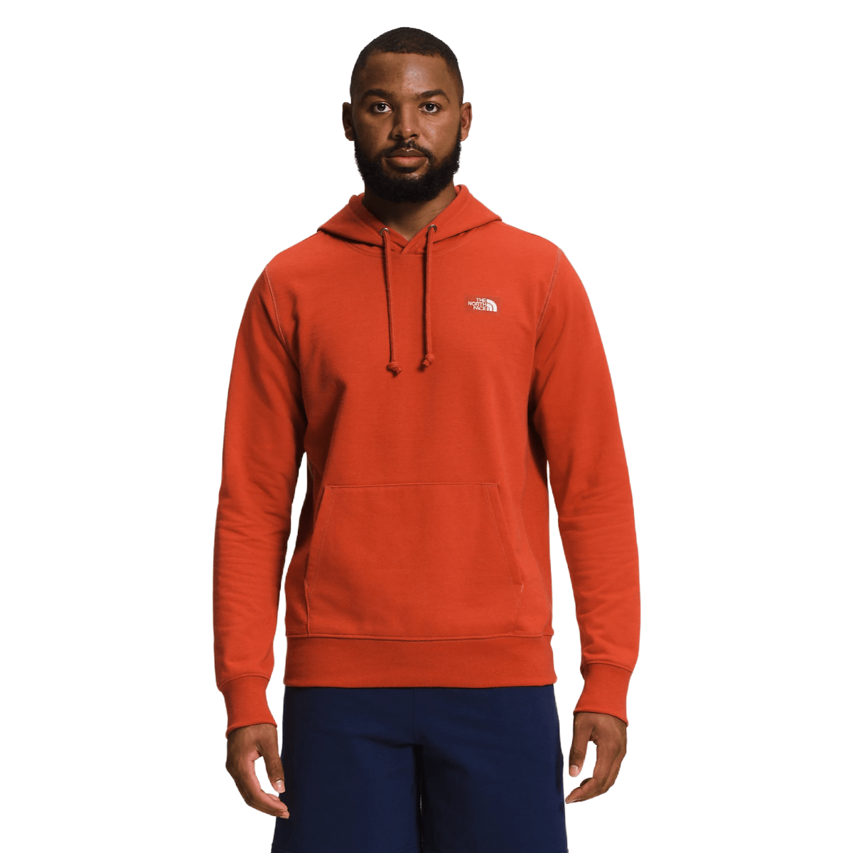 Mens orange north face hoodie on sale