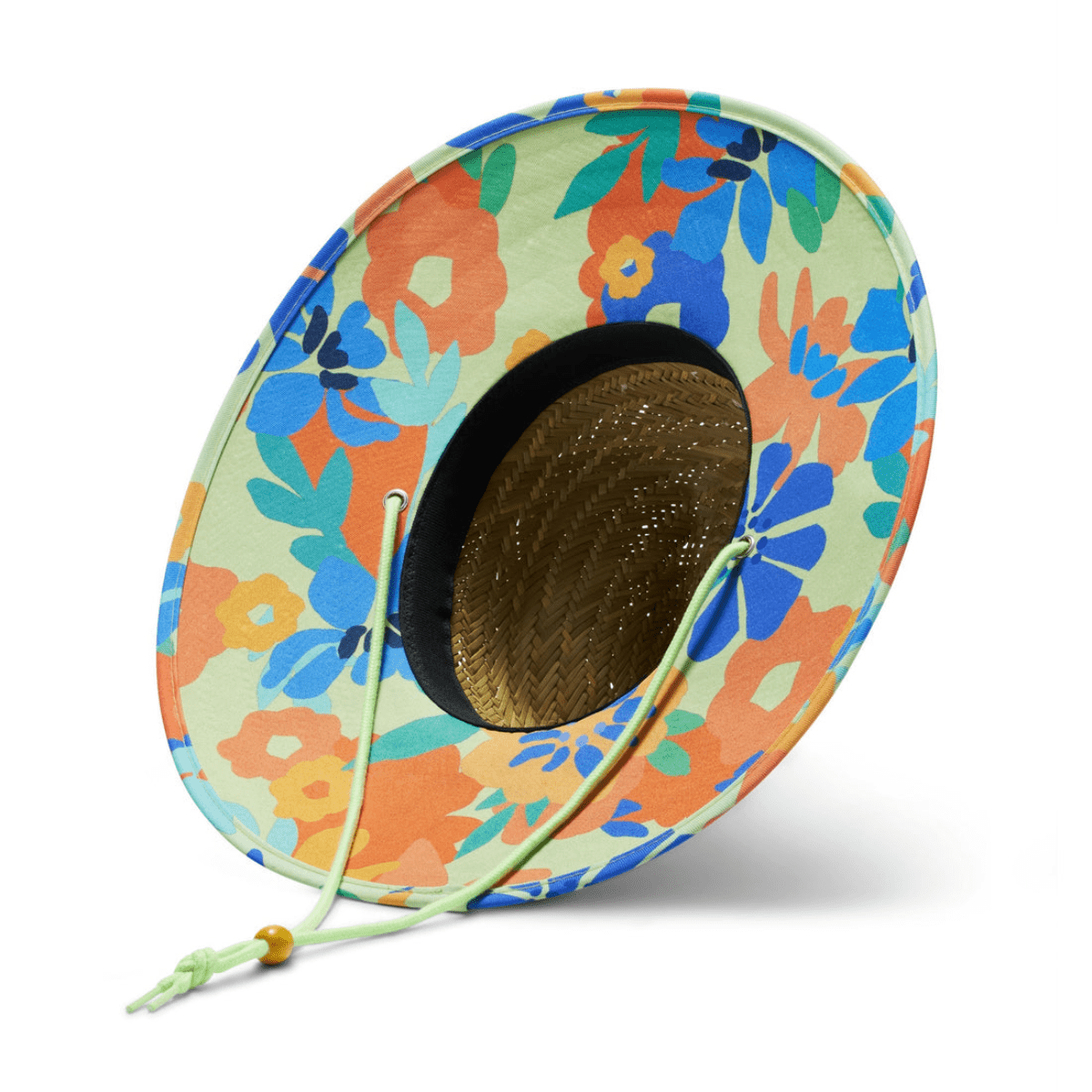 Hemlock-Ross-Straw-Hat---Youth---Abstract-Floral-Print