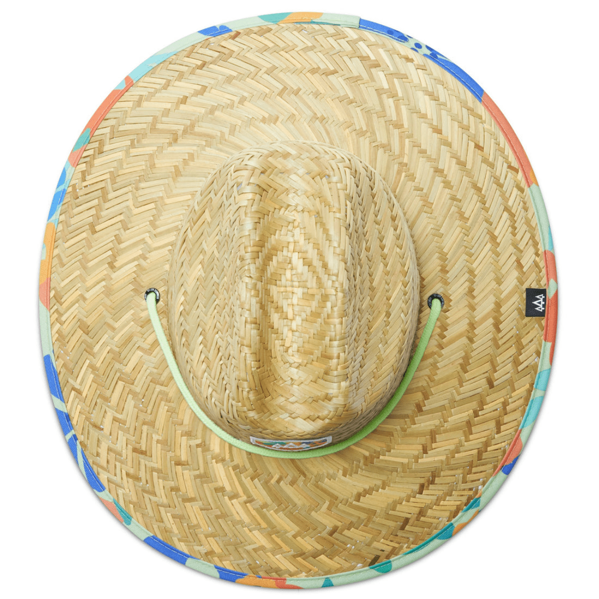 Hemlock-Ross-Straw-Hat---Youth---Abstract-Floral-Print