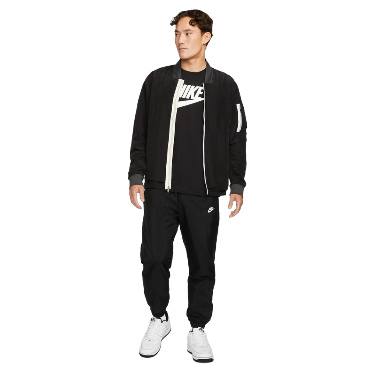 Nike-Sportswear-T-Shirt---Men-s---Black---White