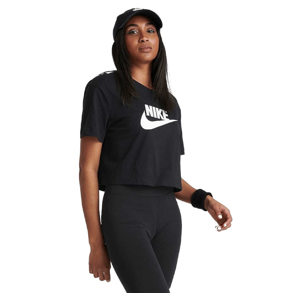 ナイキ Nike 【 Women's Sportswear Essential Slim Cropped T-Shirt Womens 】 レディース Amazon.com: NIKE Women's W NSW TEE ESSNTL Slim CRP LBR T