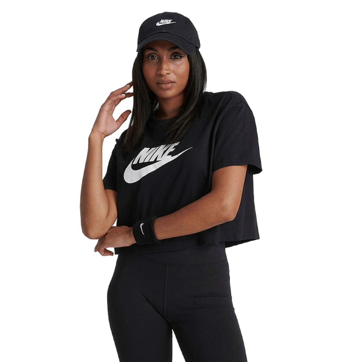 nike sportswear essential crop