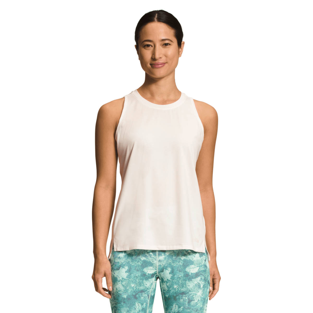 The hotsell North Face Pale Pink Criss Cross Tank Medium