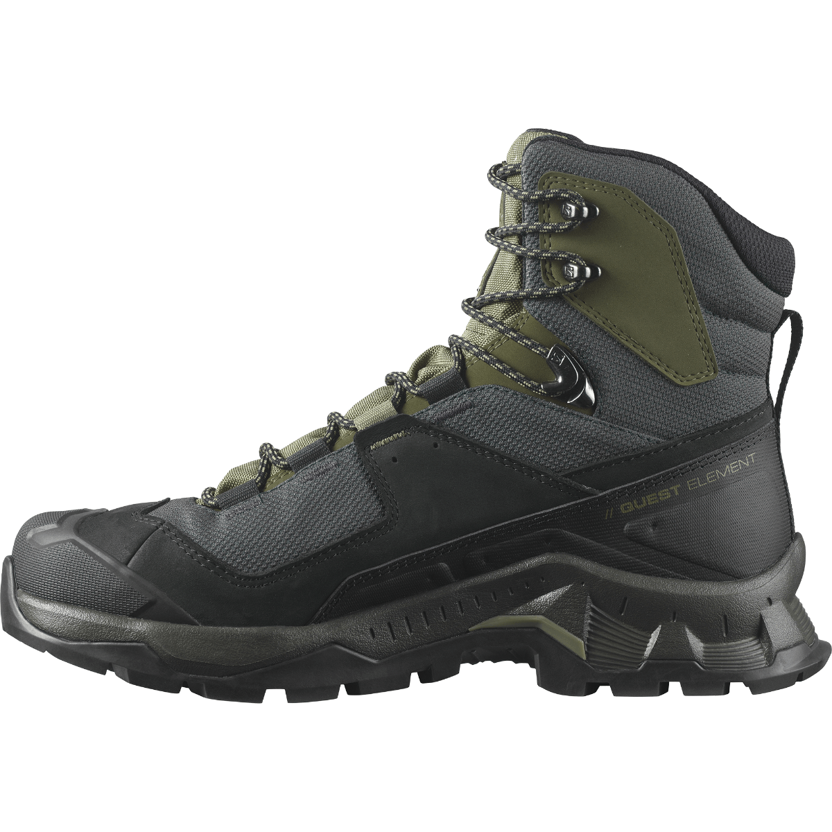 Olive green hiking boots best sale