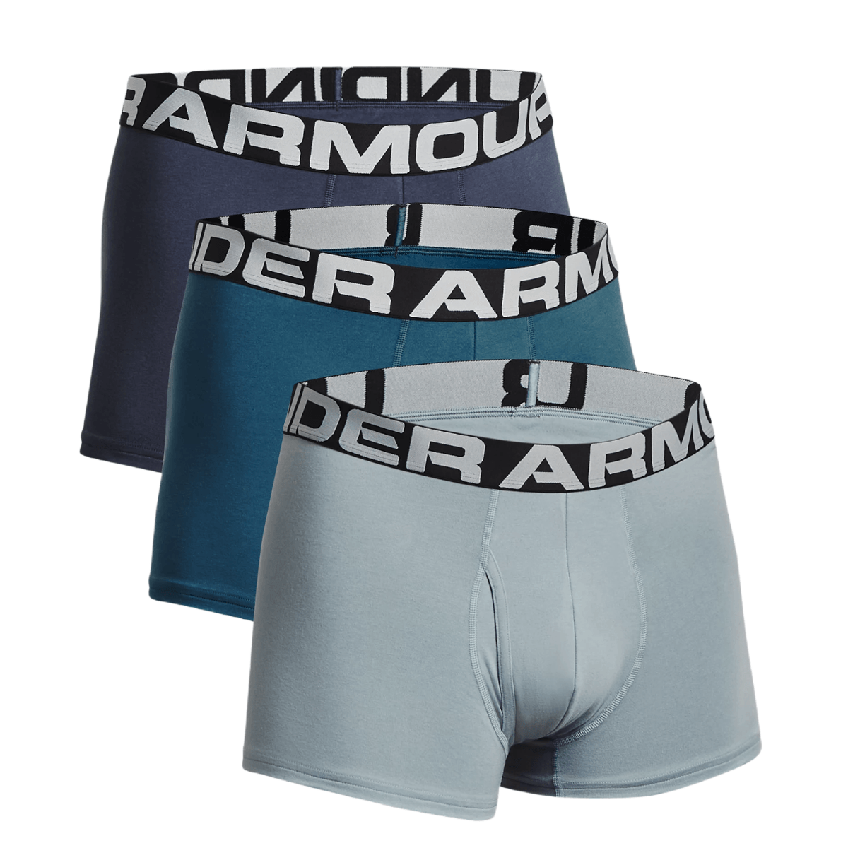 Under Armour Men s Charged Cotton 3 Boxerjock 3 Pack Gray XXL