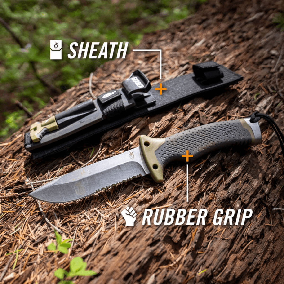 Gerber Ultimate Knife - Green 4.8"