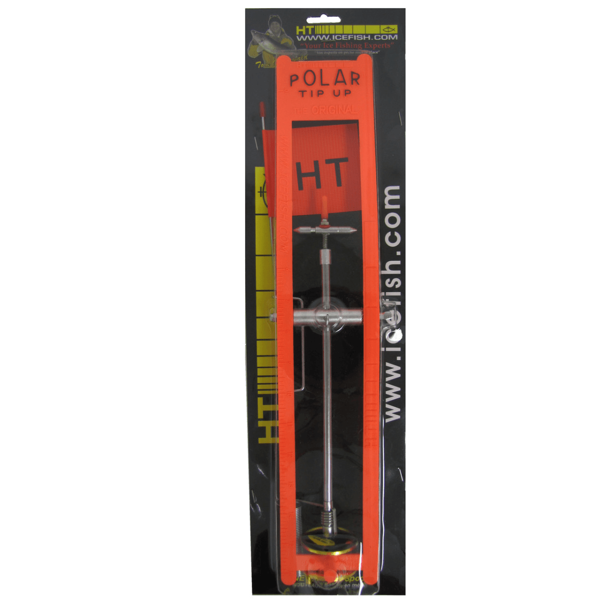 HT Enterprises Deluxe Polar Tip-Up Spool - Orange 200 foot – image 2 of 2