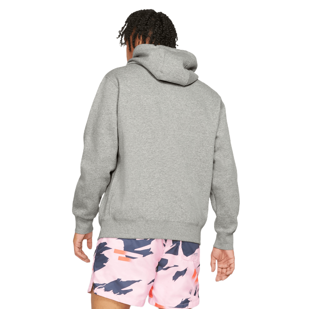 Nike-Sportswear-Club-Fleece-Pullover-Hoodie---Dark-Grey-Heather---Matte-Silver---White