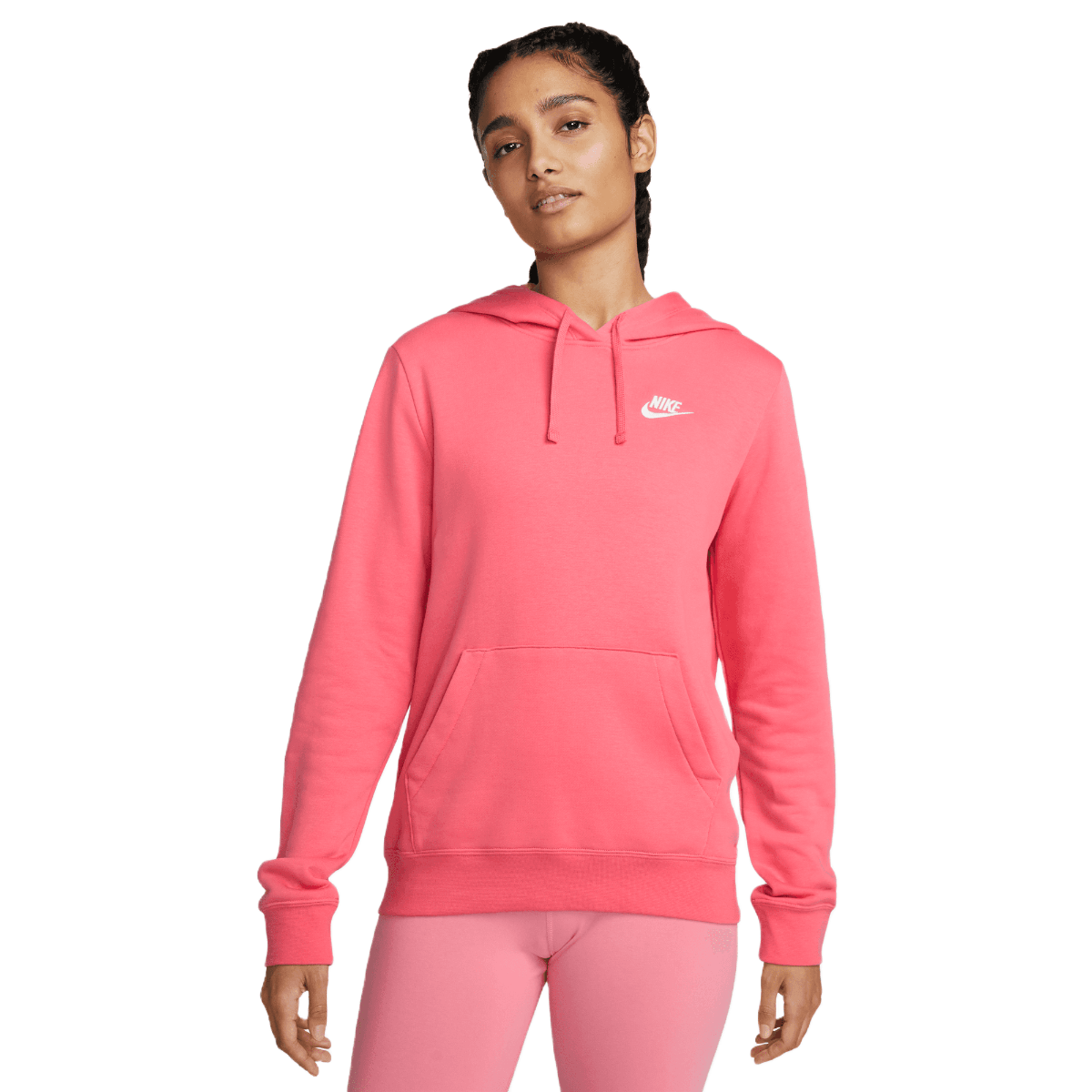 womens coral nike hoodie