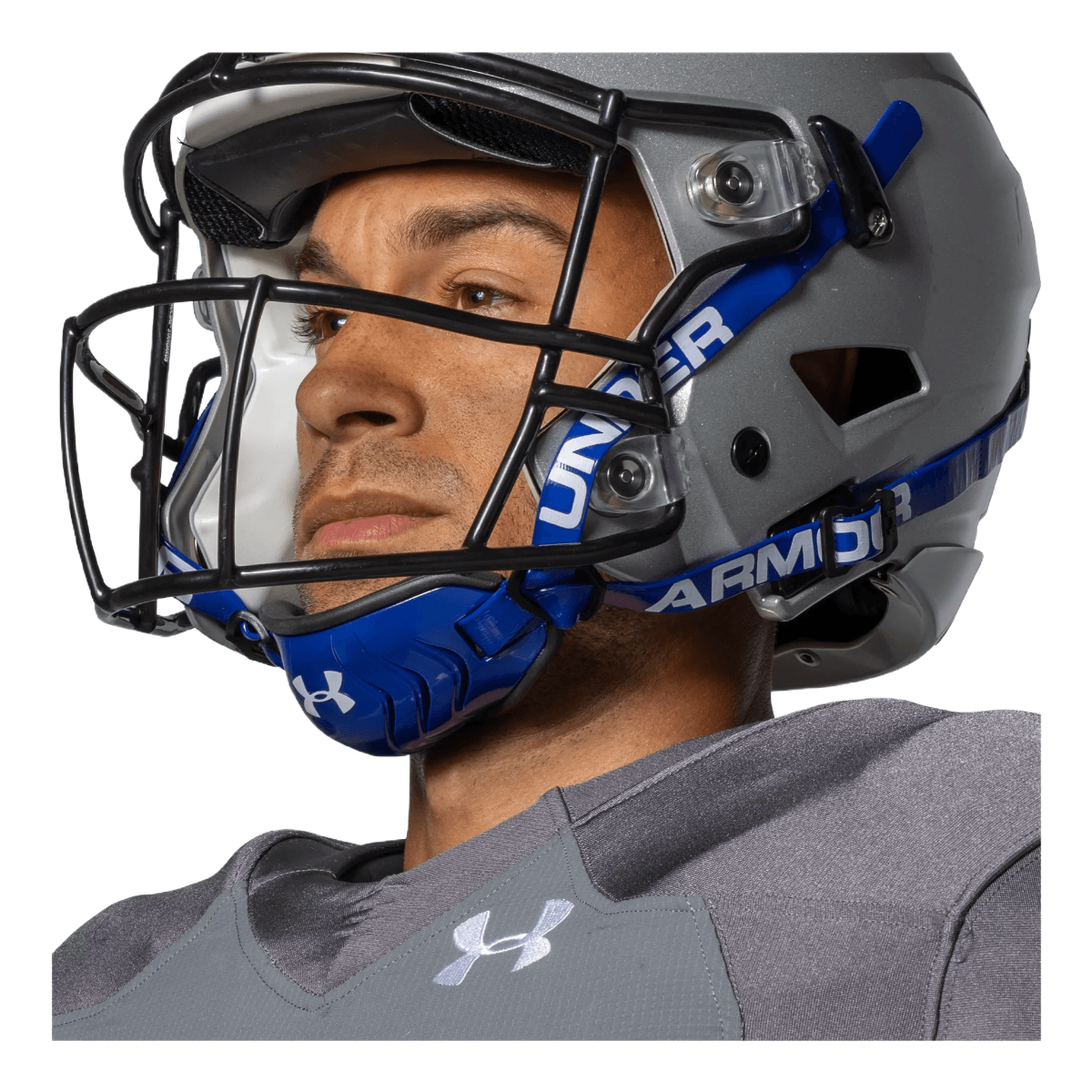 Under Armour Spotlight Football Chin Strap - Royal Blue