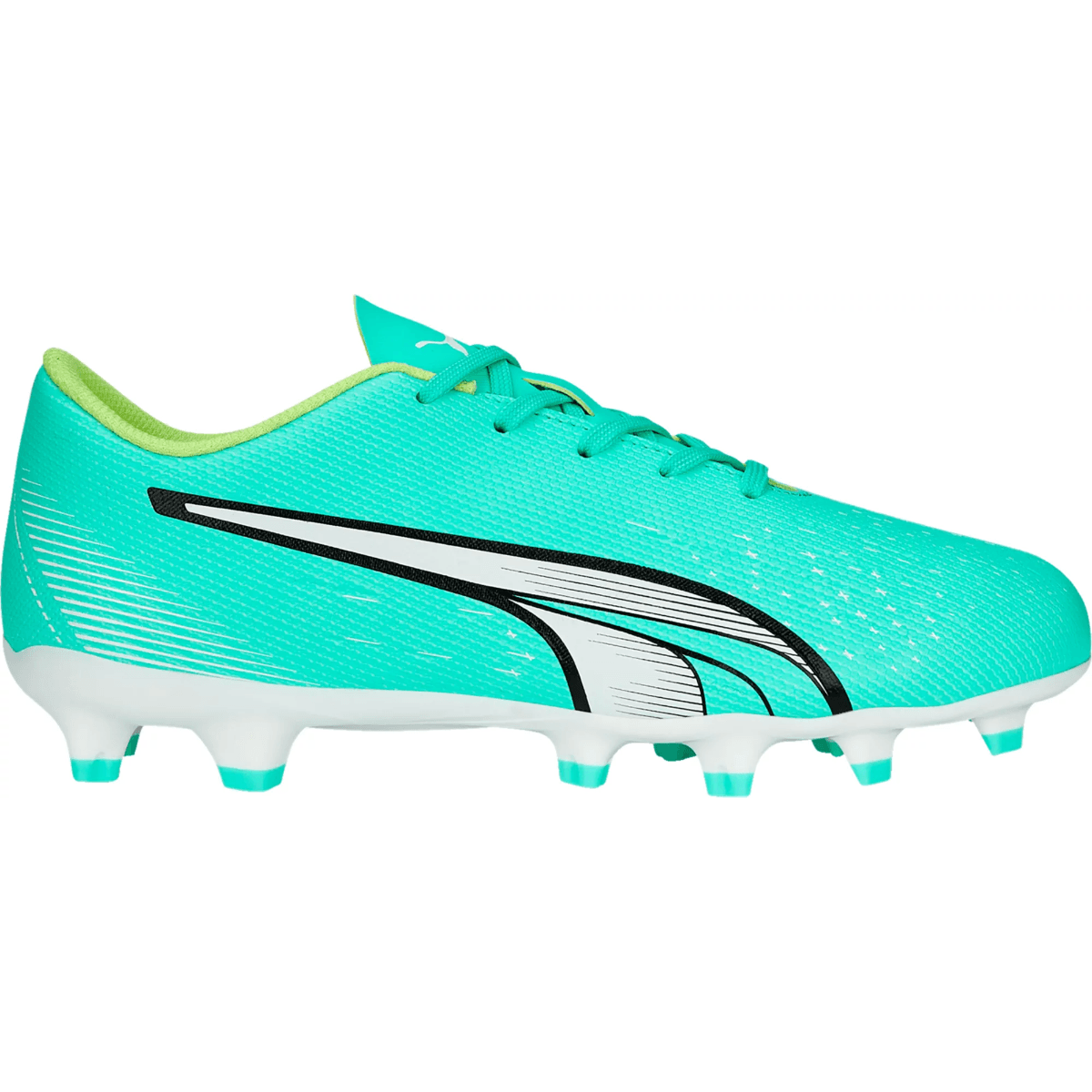 Puma ULTRA Play FG/AG Soccer Cleat - Youth - Electric Peppermint / Puma White / Fast Yellow.jpg