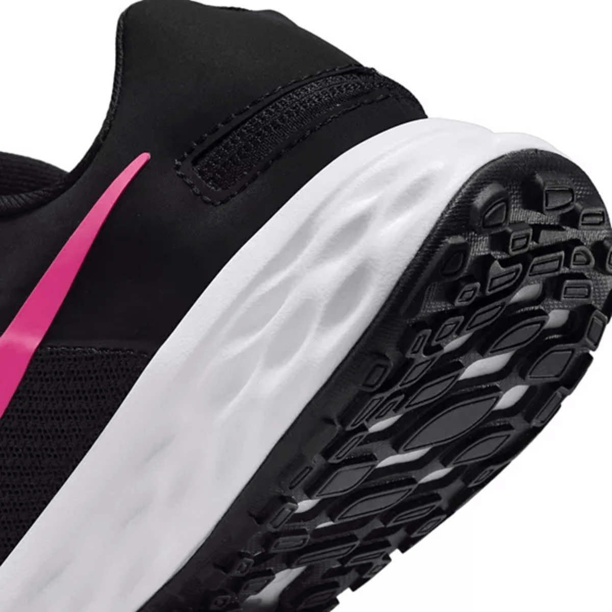 Nike revolution black and pink best sale