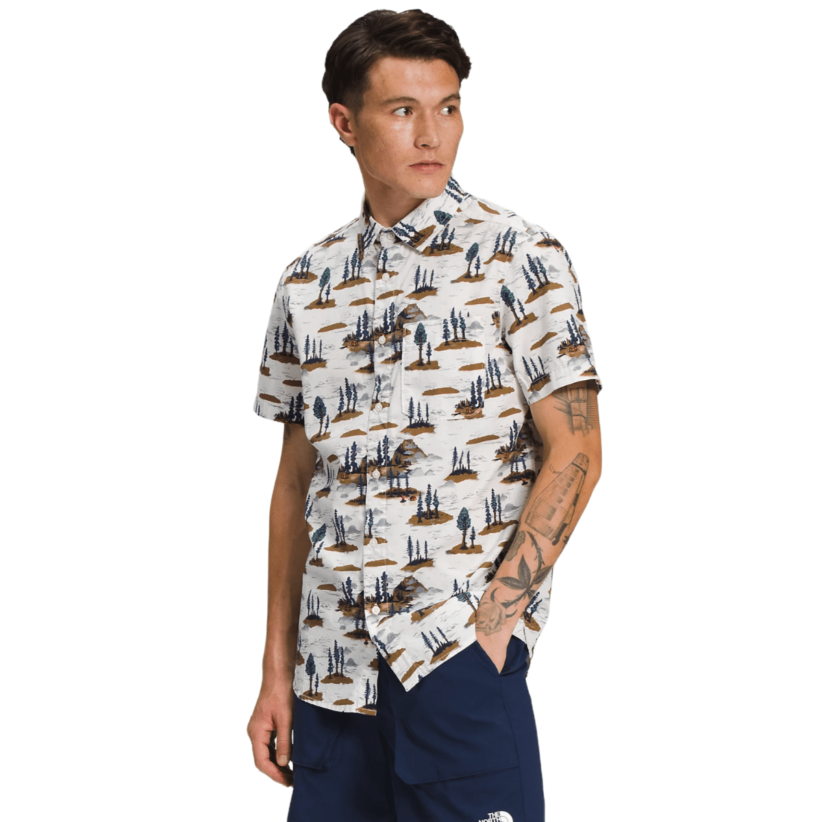 Amazon.com: THE NORTH FACE Men's Baytrail Pattern Button