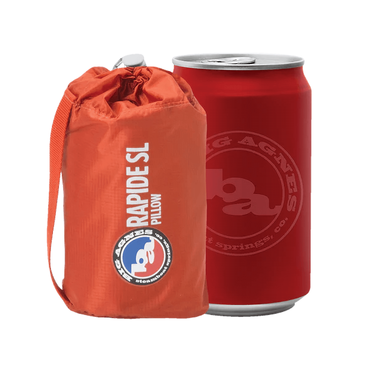 Big Agnes Rapide SL Backpacking Pillow - Orange Regular